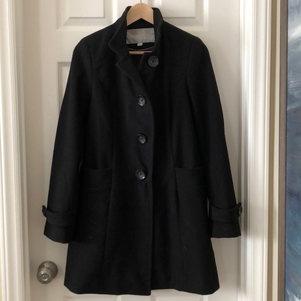 Jessica Simpson Black Pea Coat